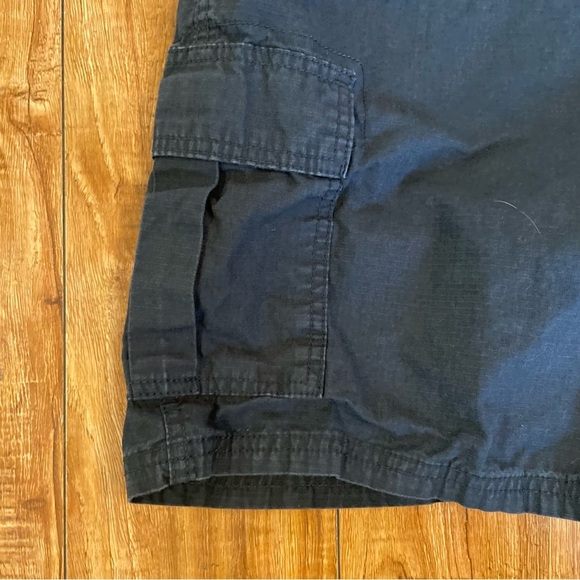 CHILDREN’S PLACE Boys Blacm Husky Cargo Shorts Waist Tighteners Size 18 - Picture 3 of 8